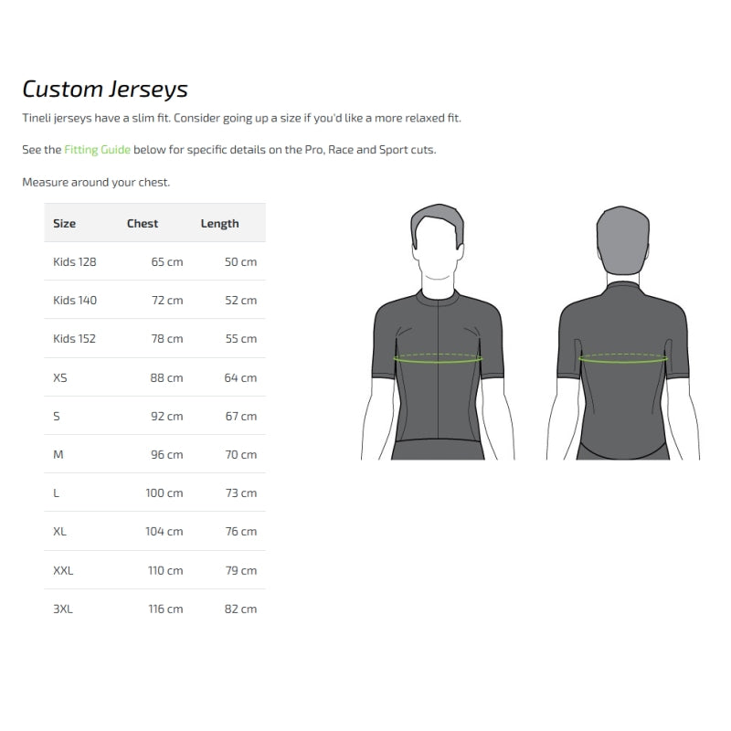 Tineli Southern Spokes Race Jersey Mens