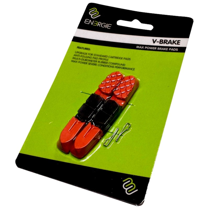 Energie Eng Brake Pads Mtb V-brk Cart Ins Maxpw Black