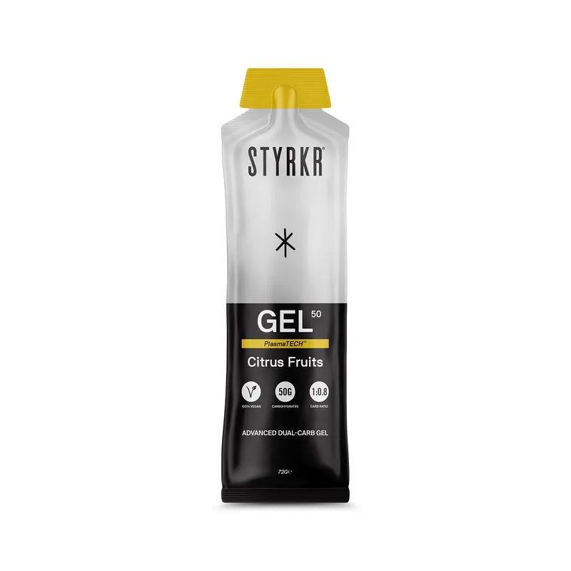 Styrkr GEL50 Dual-carb Energy Gel