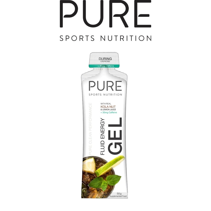 Pure Fluid Energy Gel 50G With 30MG Caffeine
