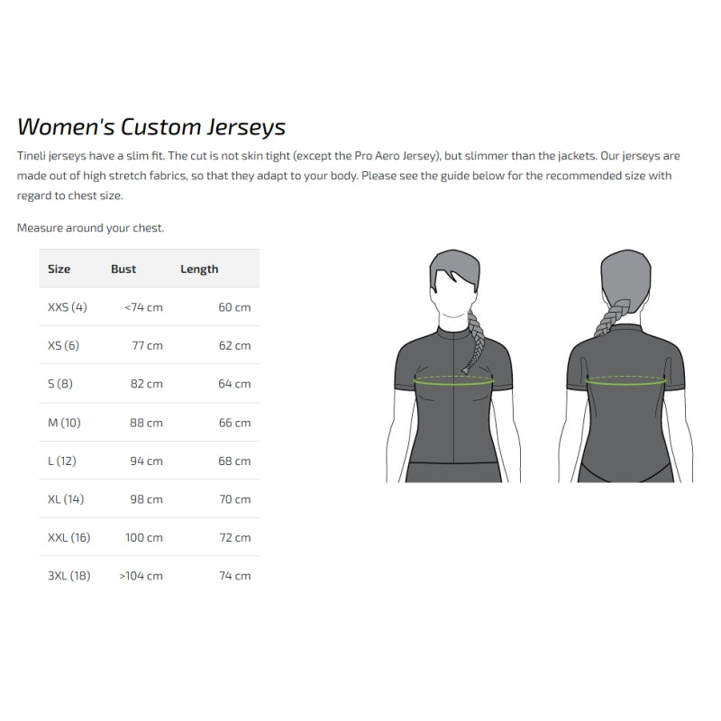 Tineli Southern Spokes Race Jersey Womens