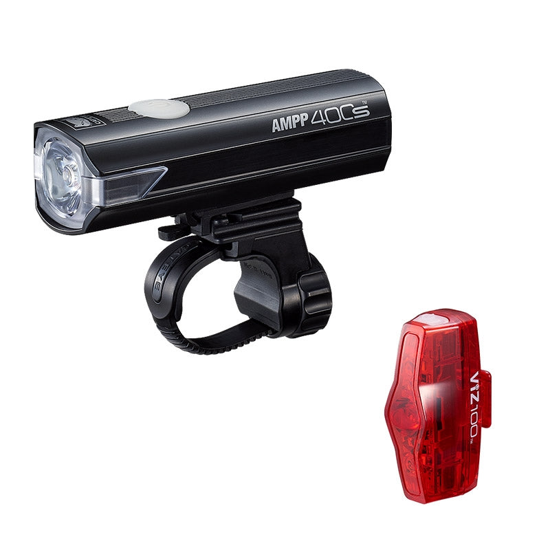 Cateye Ampp 400S & VIZ100 Usb-c 10 Lightset