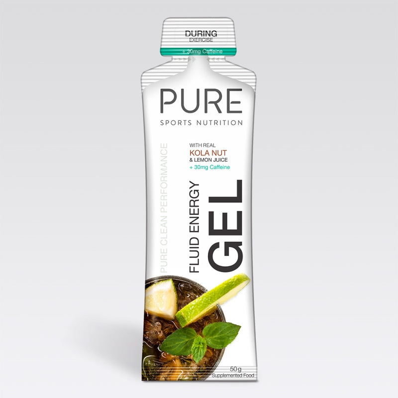 Pure Fluid Energy Gel 50G With 30MG Caffeine