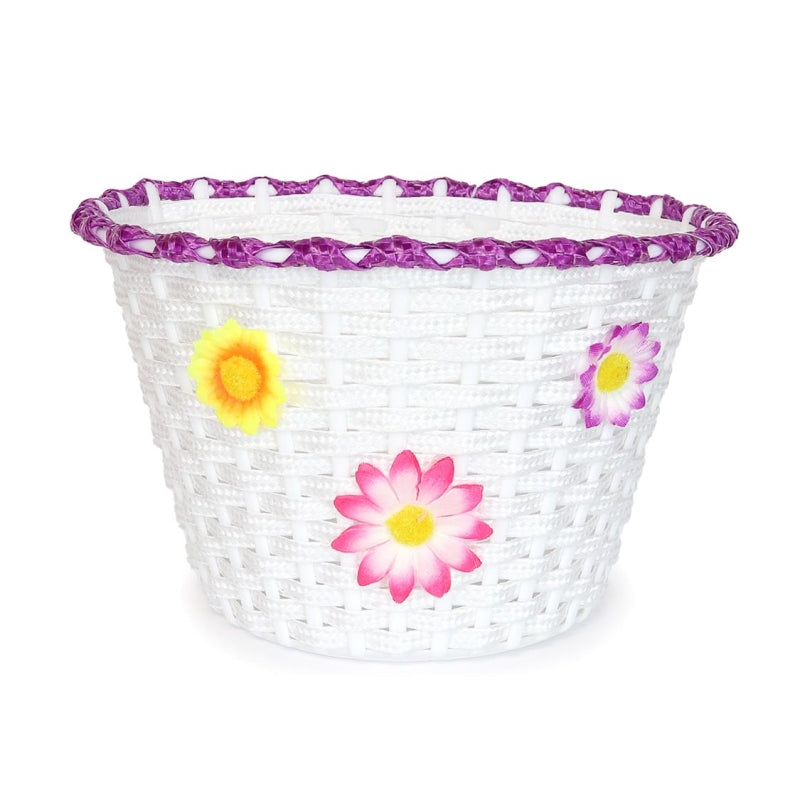 Ontrack Basket Junior Flower With Purple Trim (250W X 165D X 160H)