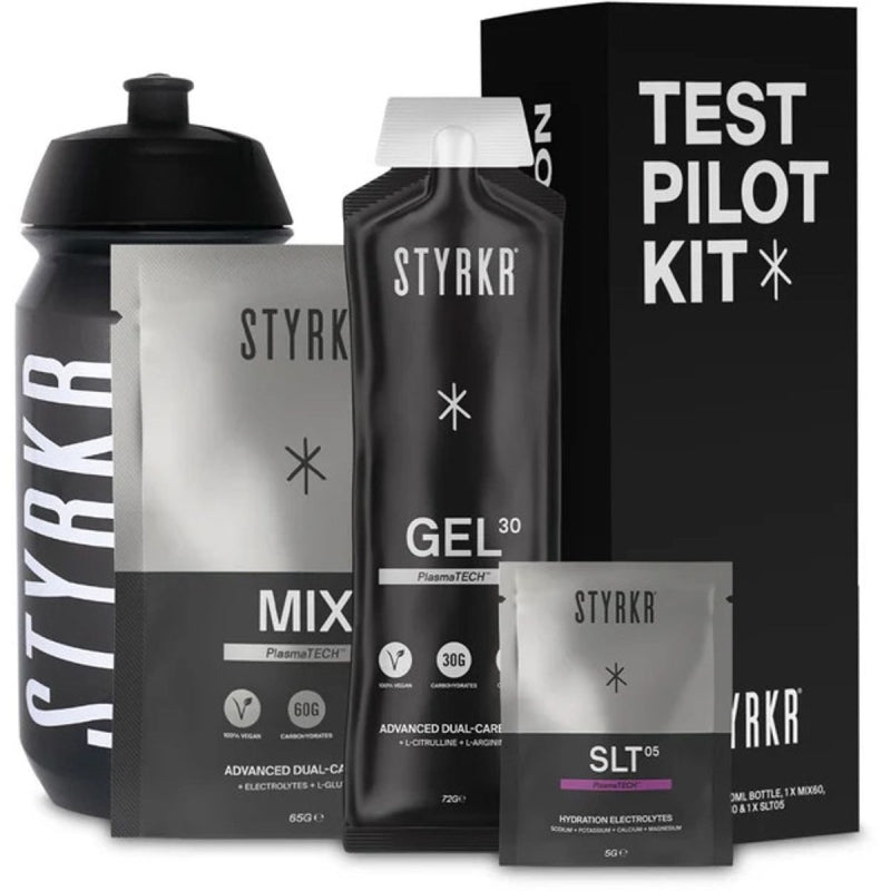 Styrkr Test Pilot Kit - Contains 1X Each: Bottle MIX60 GEL30 SLT05