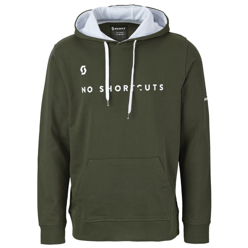 Scott Sco Hoodie 50 No Shortcuts L/sl L Alpine Green