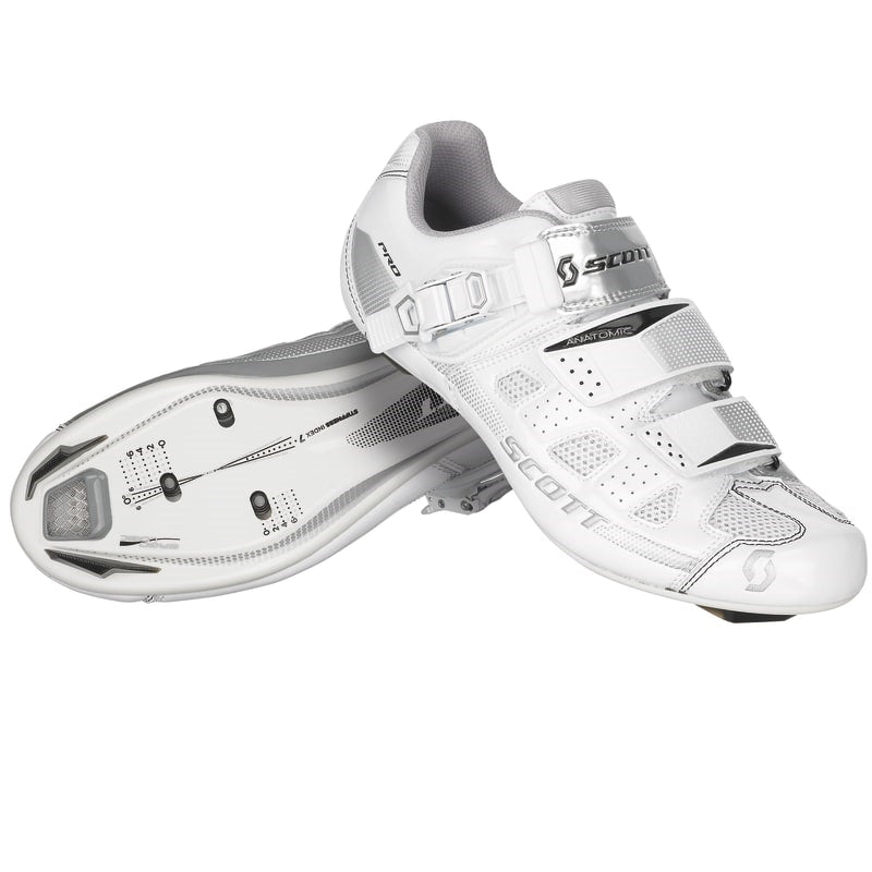 Scott Shoe Road Scott Pro Wmn 42 Wht/slv Gloss