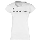 Scott Sco Tee W`s 10 No Shortcuts S/sl XS White