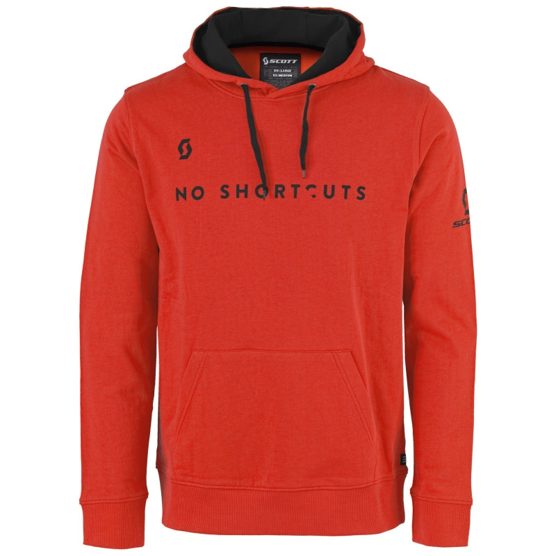 Scott Sco Hoodie 50 No Shortcuts L/sl M Fiery Red