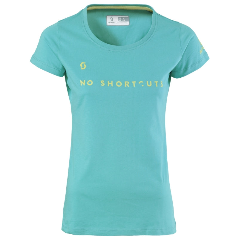 Scott Sco Tee W`s 10 No Shortcuts S/sl S Bermuda Blue