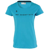 Scott Sco Tee W`s 10 No Shortcuts S/sl L Hawaii Blue